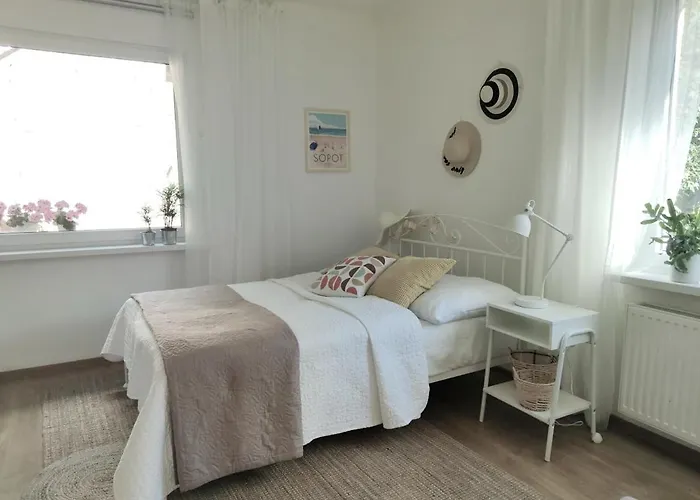 公寓 W Sasiedztwie Lasu 1800m Od Morza 索波特